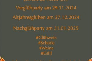 Flyer Glühweinpartys Weingut Flörsheimer Hof, © Weingut Flörsheimer Hof