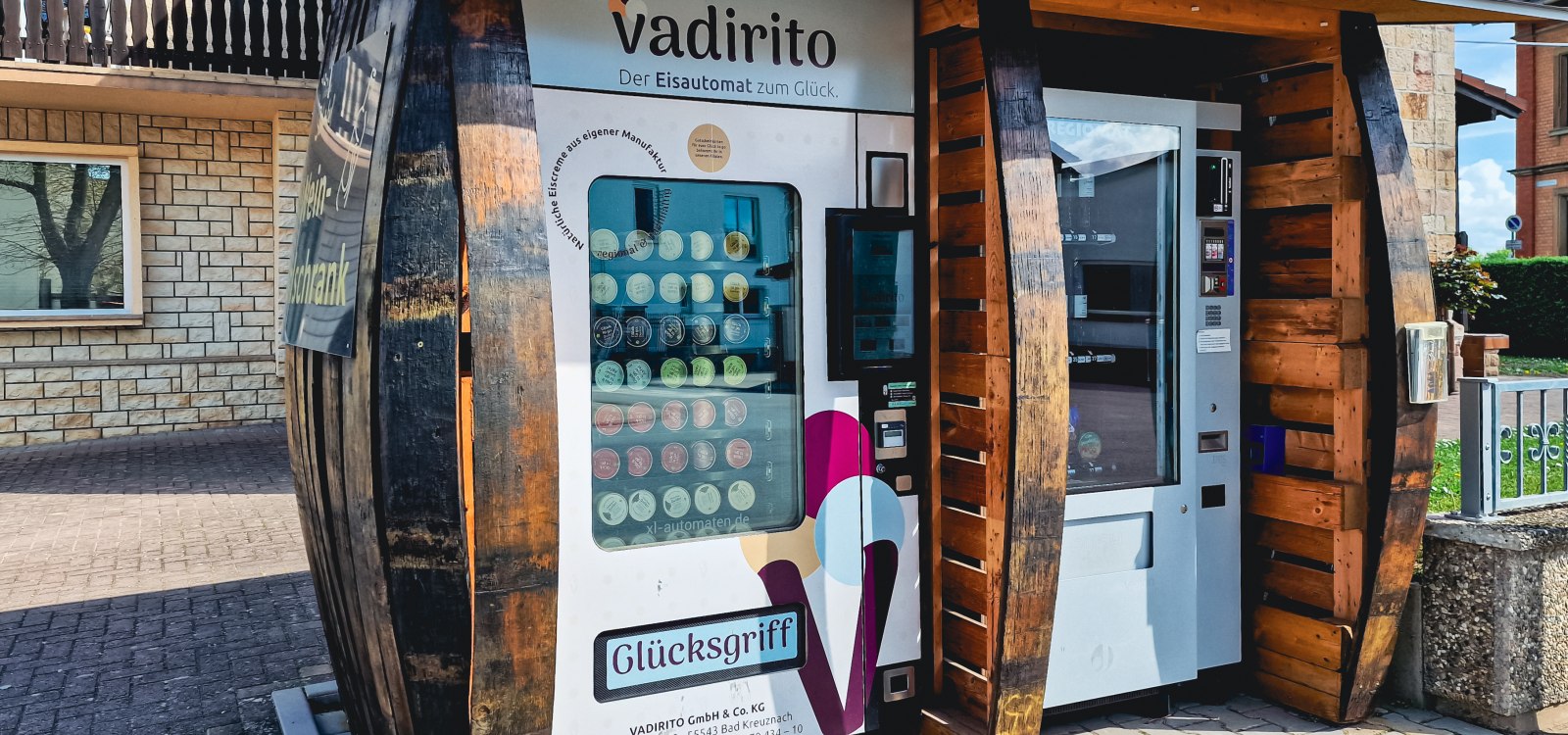 Vadirito ice vending machine in Gau-Bickelheim
