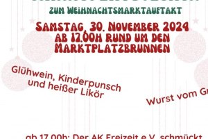 Flyer Flonheimer Marktplatzglühen