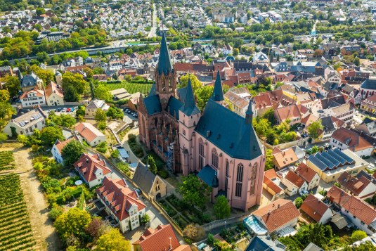 Luchtfoto van Oppenheim, © Dominik Ketz