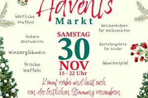 Plakat Adventsmarkt