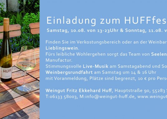 HUFFfest © Weingut F.E.Huff