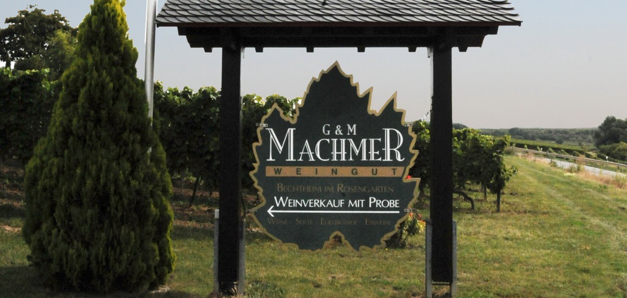 Weingut G & M Machmer_Schild, © Weingut G & M Machmer