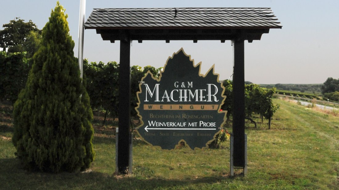 Weingut G & M Machmer_Schild, © Weingut G & M Machmer