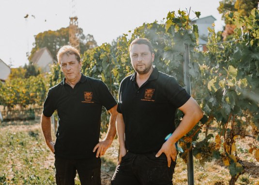 Claus und Thomas Christmann © Weingut Christmann und Maike Alleborn