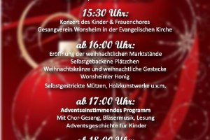 Flyer Weihnachtsmarkt