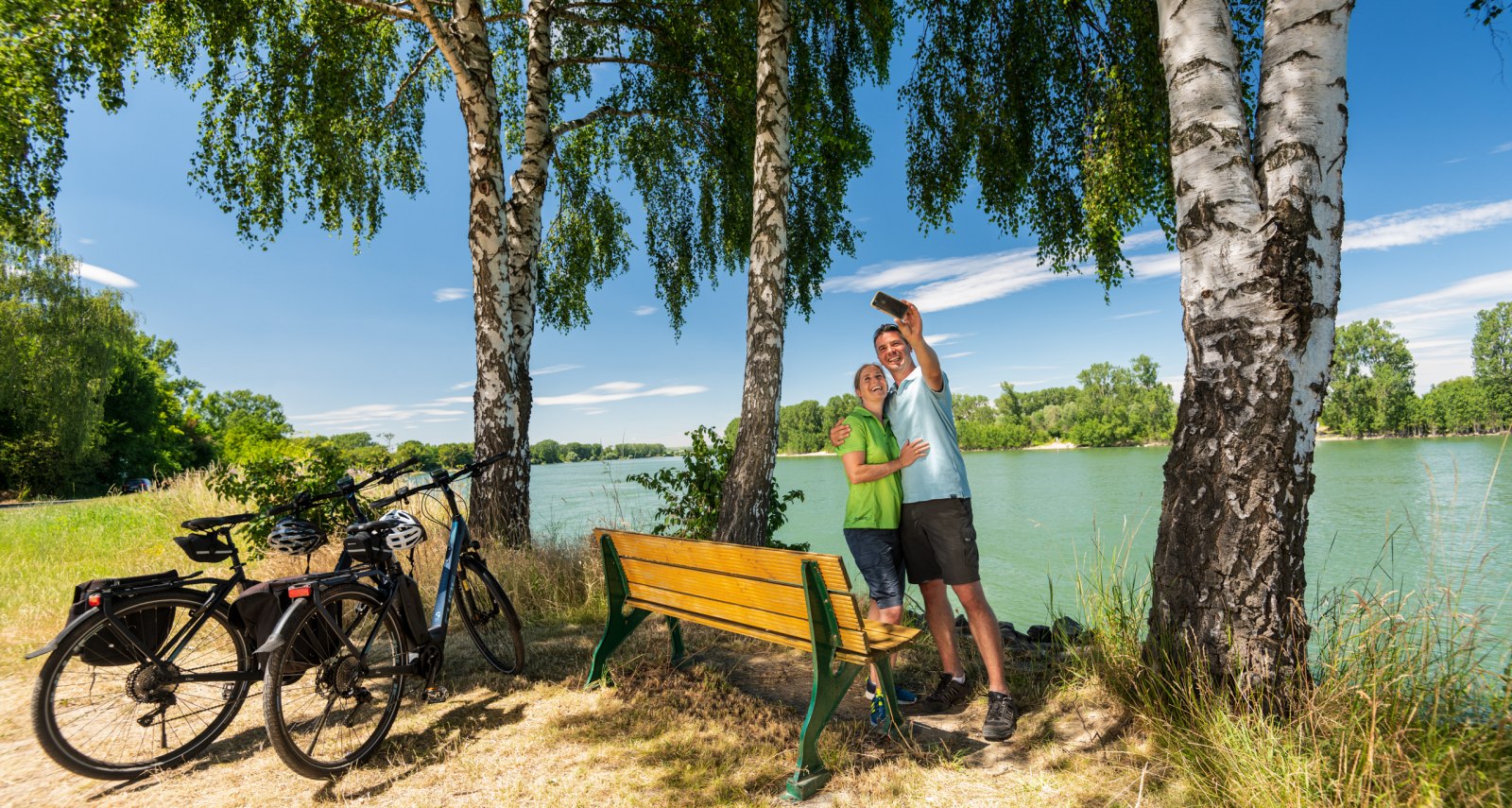 Rheinradweg, © Dominik Ketz