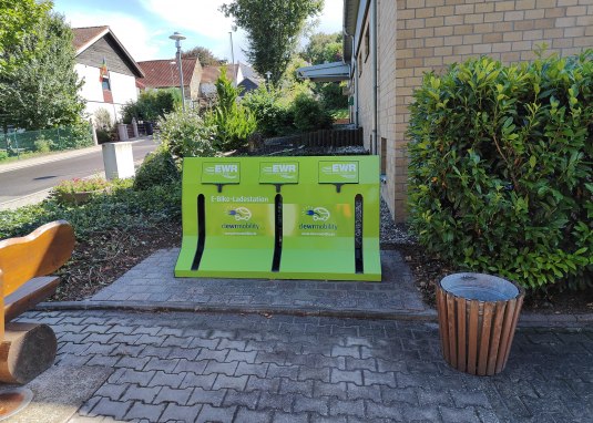 E-Bike Ladestation Mauchenheim © VG Alzey-Land