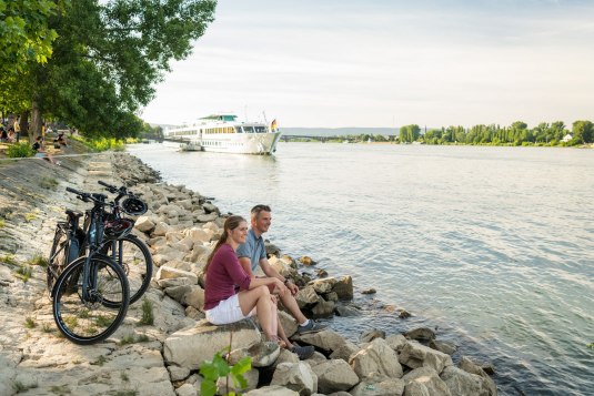 Uitrusten in de Winterhaven in Mainz, © © Dominik Ketz