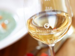 Glass of Rheinhessen wine