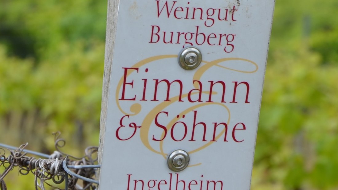 Weingut Burgberg Eimann & Söhne_Schild, © Weingut Burgberg Eimann & Söhne