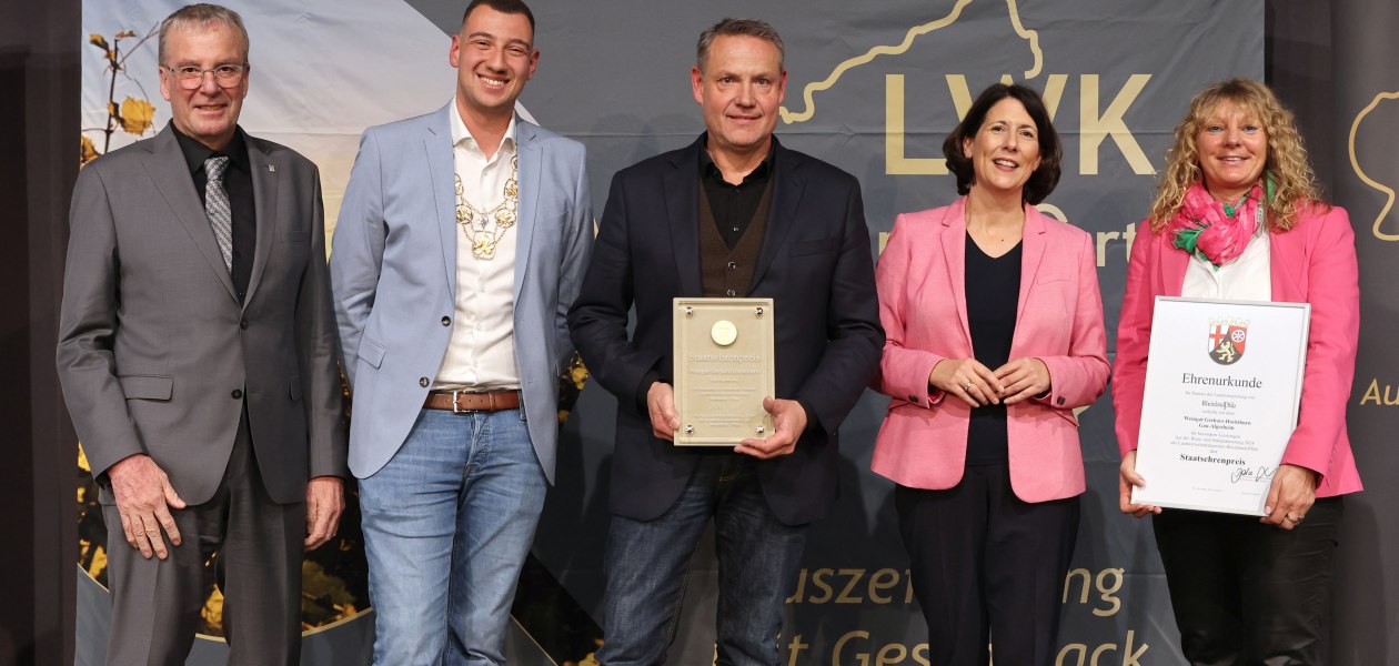 Staatsehrenpreis_2024_Weingut Gerharz-Hochthurn, Gau-Algesheim, © LWK RLP / Alexander Sell