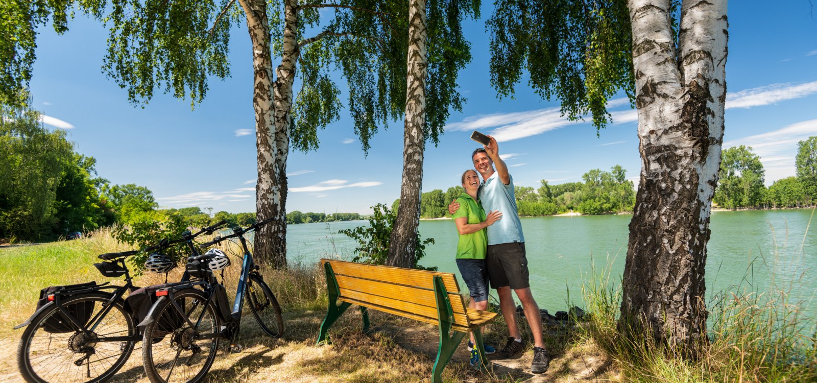 Rheinradweg, © Dominik Ketz