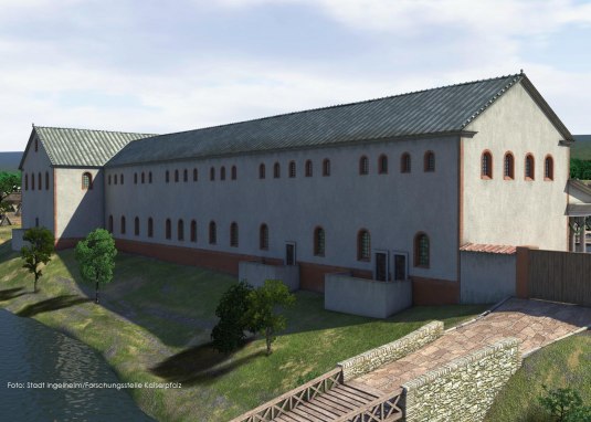 Digital reconstruction of the north wing