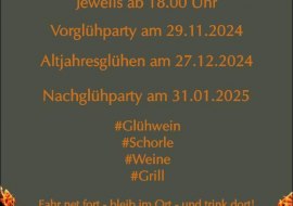 Flyer Glühweinpartys Weingut Flörsheimer Hof