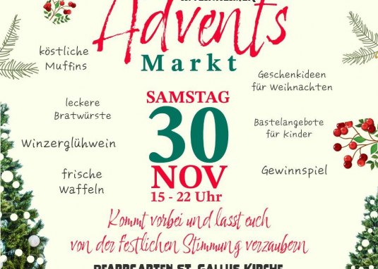 Plakat Adventsmarkt