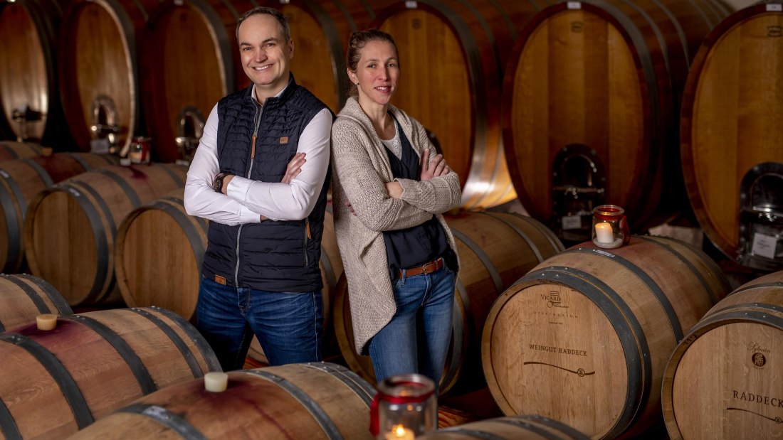 Stefan und Anna Raddeck, © Weingut Raddeck