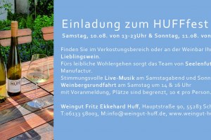HUFFfest, © Weingut F.E.Huff