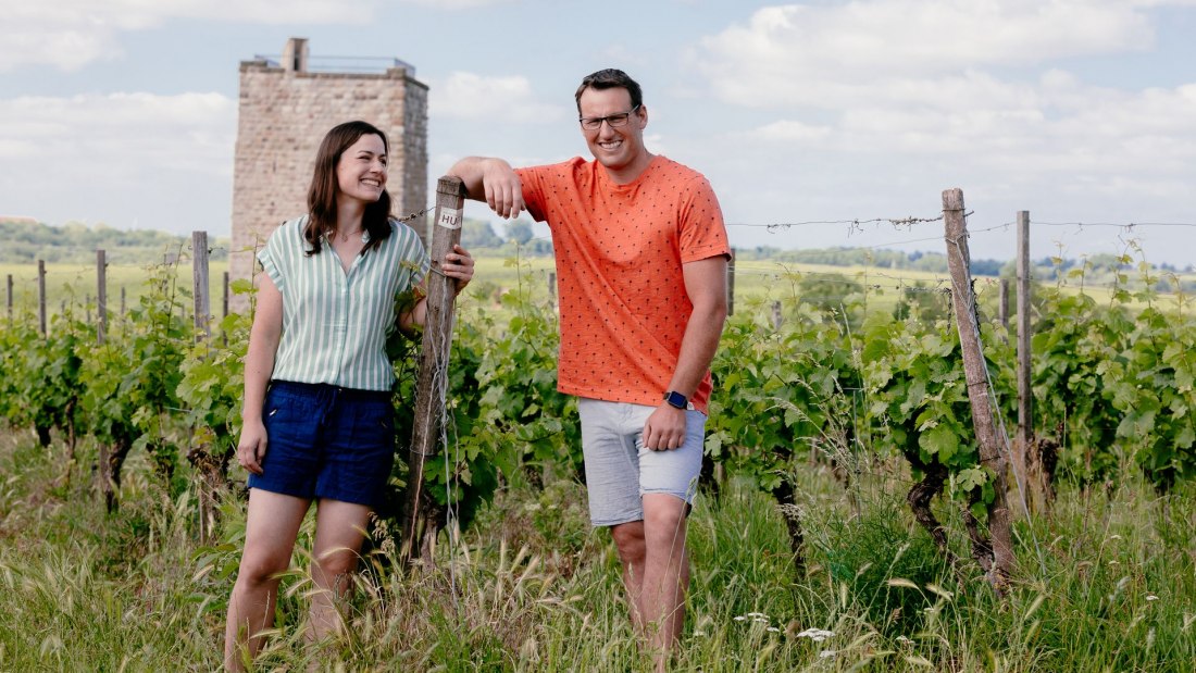 Weingut Fritz Ekkehard Huff_Christine und Jeremy, © Jason Sellers