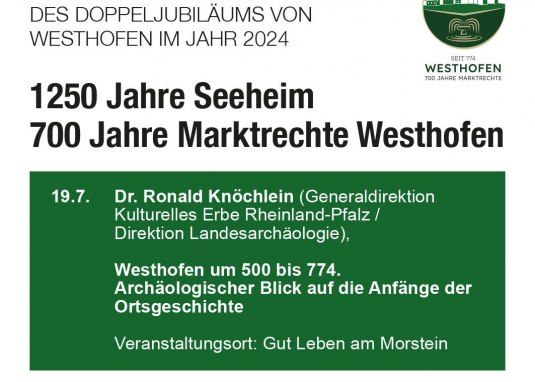 Vortrag 19.07 © Gemeinde Westhofen